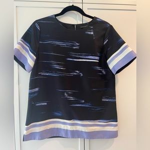 Banana Republic Silk Black Dress T-Shirt